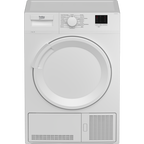 Beko DTLCE80041W 8kg Condenser Tumble Dryer White